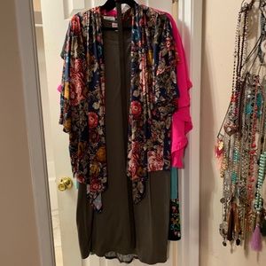 Lularoe Julia and kimono outfit